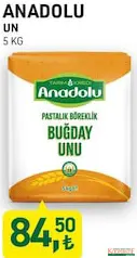 TARIM KREDİ ANADOLU UN 5 KG TARIM KREDİ ANADOLU UN 5 KG